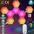 8Pcs Hexagon Light Panels RGBW Colorful Splicing Wall Lamps 