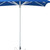 8' Blue Polyester Square Market Patio Umbrella - 606114678014