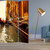Homeroots Home Decor Venice Screen, Multi Color, Wood Canvas, 1 x 48 x 72 inches
