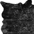 6' X 7' Black And Silver Cowhide Animal Print Area Rug