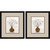 Set Of Two Branches in Urn Black Framed Wall Art