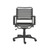 Black Adjustable Swivel Bungee Rolling Office Chair