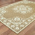 9' X 13' Tan Oriental Stain Resistant Indoor Outdoor Area Rug - 606114583004