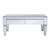 Homeroots Living Room 41" Silver Glam Mirrored Glass Rectangular Coffee Table, Silver Finish