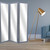 Homeroots Home Decor Glass & Wood Mirror Screen, Gray, 3 Panel