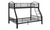 78" X 56" X 67" Twin Over Full Black Bunk Bed Metal