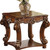 Homeroots Living Room 26" Square End Table with Shelf, Cherry Manufactured and Solid Wood