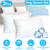 2 Pack Shredded Memory Foam Pillows Adjustable Cool Pillows 