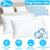 2 Pack Shredded Memory Foam Pillows Adjustable Cool Pillows 