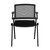 Set of Two Folding and Stacking Black Mesh Armchairs - 808230090910