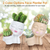 Girl Face Planter Pot Dual Opening Flower Pot 