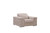 Homeroots Furniture 114" Modern Beige Leather Sofa Set, Beige, Modern