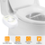 Bidet Fresh Water Spray No Electric Mechanical Bidet Toilet Seat 