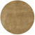 Homeroots Home Decor 6' Gold Round Indoor Shag Rug, Gold, Round