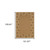 Homeroots Beige Stain Resistant Outdoor Indoor Outdoor Area Rug 9' x 13'