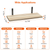 6 Sets Floating Shelves 
