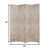 1" X 84" X 84" Silver Wood Screen - 689805010850