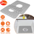 2Pcs Silicone Grid Sink Mat 