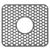 2Pcs Silicone Grid Sink Mat 