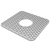 2Pcs Silicone Grid Sink Mat 