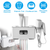 Multifunctional Wall Mount Toothbrush Holder Rack 