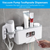 Multifunctional Wall Mount Toothbrush Holder Rack 