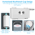 Multifunctional Wall Mount Toothbrush Holder Rack 