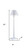26" Silver Novelty Table Lamp LED With Empire Shade
