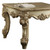 Homeroots Living Room 26" Square End Table, Gold Patina