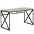 23.75" x 47.25" x 29.75" Grey Black Particle Board Metal Computer Desk - 4512822779140