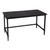 Homeroots Office Natural Black Reclaimed Wood Desk, Black, Reclaimed Wood