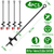 4 Pack Heavy Duty Ground Auger Stakes 