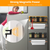 2Pcs Magnetic Spice Racks for Refrigerator 
