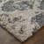 9' X 12' Gray And Ivory Abstract Power Loom Stain Resistant Area Rug