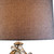 Homeroots Lighting Brown and Gold Faux Crystal Glam Accent Table Lamp