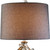 Homeroots Lighting Brown and Gold Faux Crystal Glam Accent Table Lamp