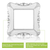 2 Packs Decorative Switch Cover 