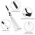 63in Adjustable Garden Leaf Rake
