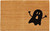 17" X 29" Natural And Brown Halloween Halloween Outdoor Coir Door Mat