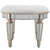 Homeroots Living Room Modern Mirrored Vanity Stool
