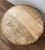 Homeroots Living Room Updated Rustic Round Stump Coffee Table, Rustic Finish, Mango Wood