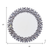 Round Faux Crystal Bling Framed Accent Mirror