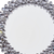Round Faux Crystal Bling Framed Accent Mirror