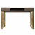 Modern Gray and Gold Writing Desk with Storage - 808230103665