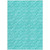 10' X 14' Turquoise Geometric Washable Non Skid Indoor Outdoor Area Rug