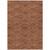10' X 14' Orange Gold And Ivory Geometric Washable Indoor Outdoor Area Rug