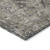 10' X 14' Taupe and Dark Taupe Oriental Washable Non Skid Indoor Outdoor Area Rug