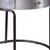 Homeroots Living Room 21" Round End Table with Drawer, Aluminum and Manufactured Wood