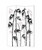 Homeroots 1" X 48" X 72" Home Decor Bamboo Leaf Screen, Multi Color, Wood Canvas