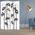 Homeroots 1" X 48" X 72" Home Decor Bamboo Leaf Screen, Multi Color, Wood Canvas